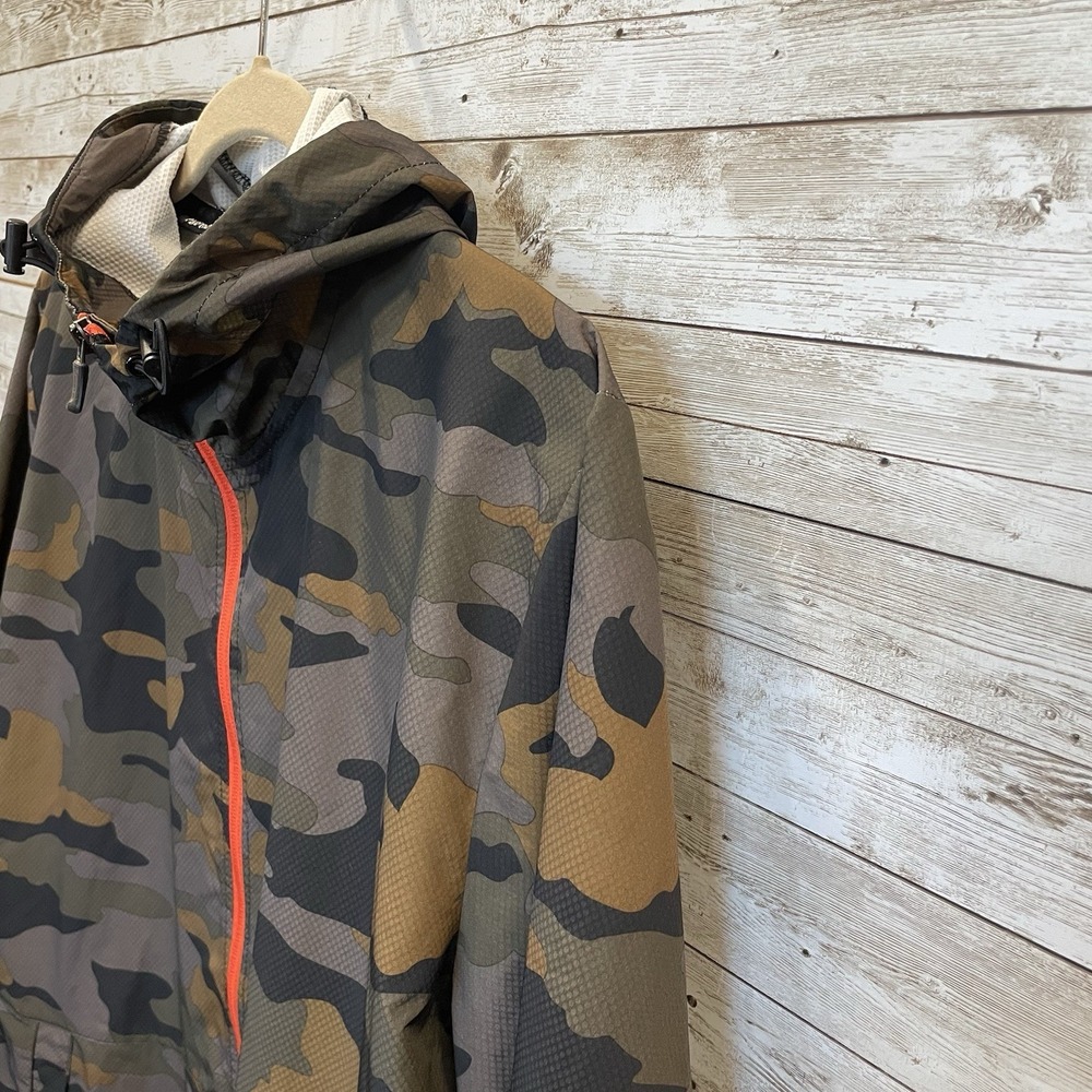 Dickies Performance System Mens M Jacket Camouflage & Orange Hooded Lightweight - Picture 14 of 15
